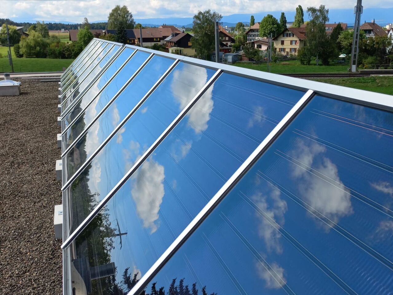 Förderung für Solarwärme-Anlagen > 70 kW